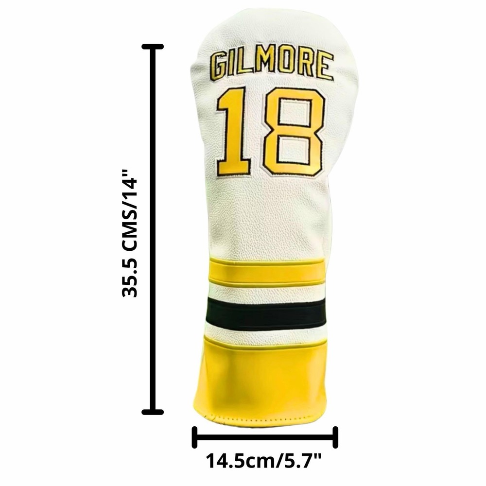 New Happy Gilmore Fairway Wood Head Cover#18  White - Picture 4 of 7